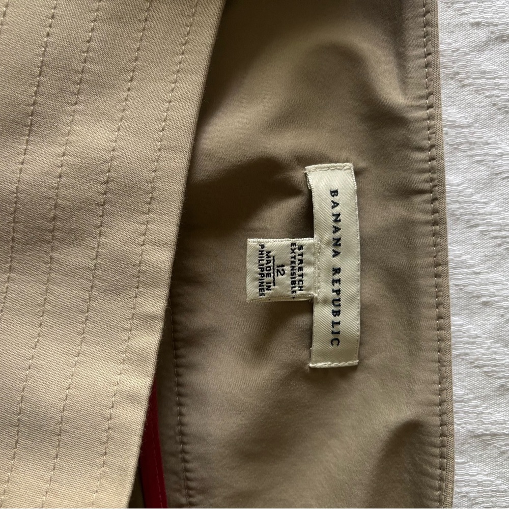Banana Republic Tan Skirt and jacket